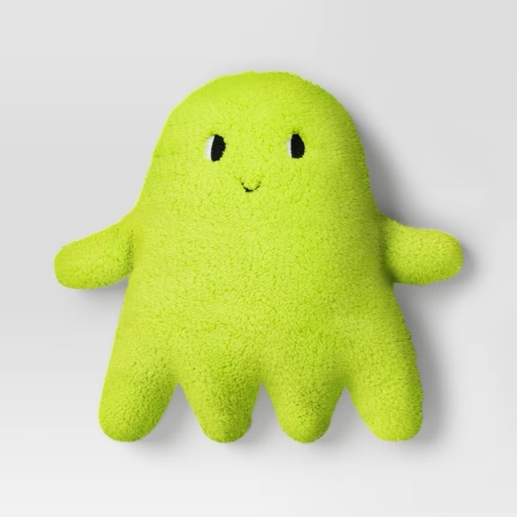 Accessories - Ghost nwt Shaped Faux Shearling Halloween Throw Pillow : Indoor Novelty Cushion